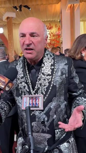 Kevin O'Leary, investor behind O'Leary Digital, speaking to reporters